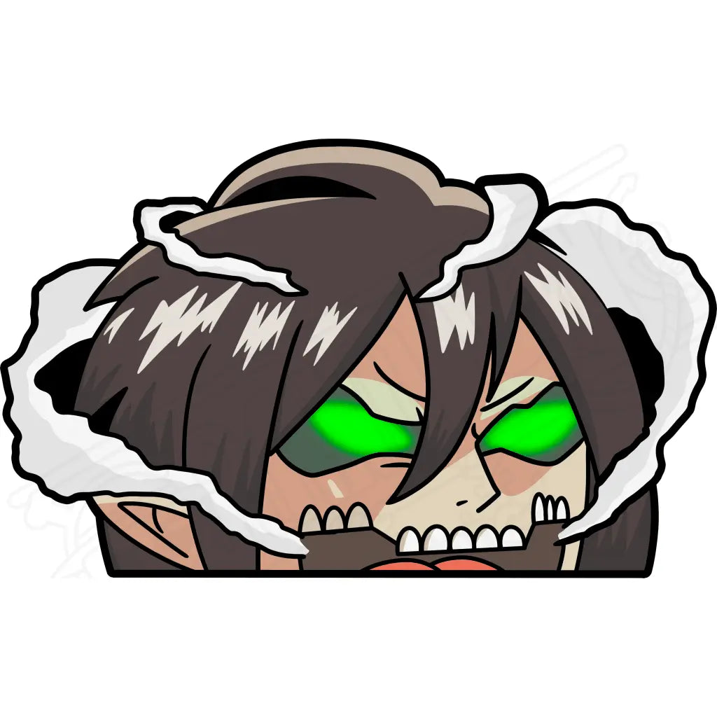 Eren Titan Attack On Sticker