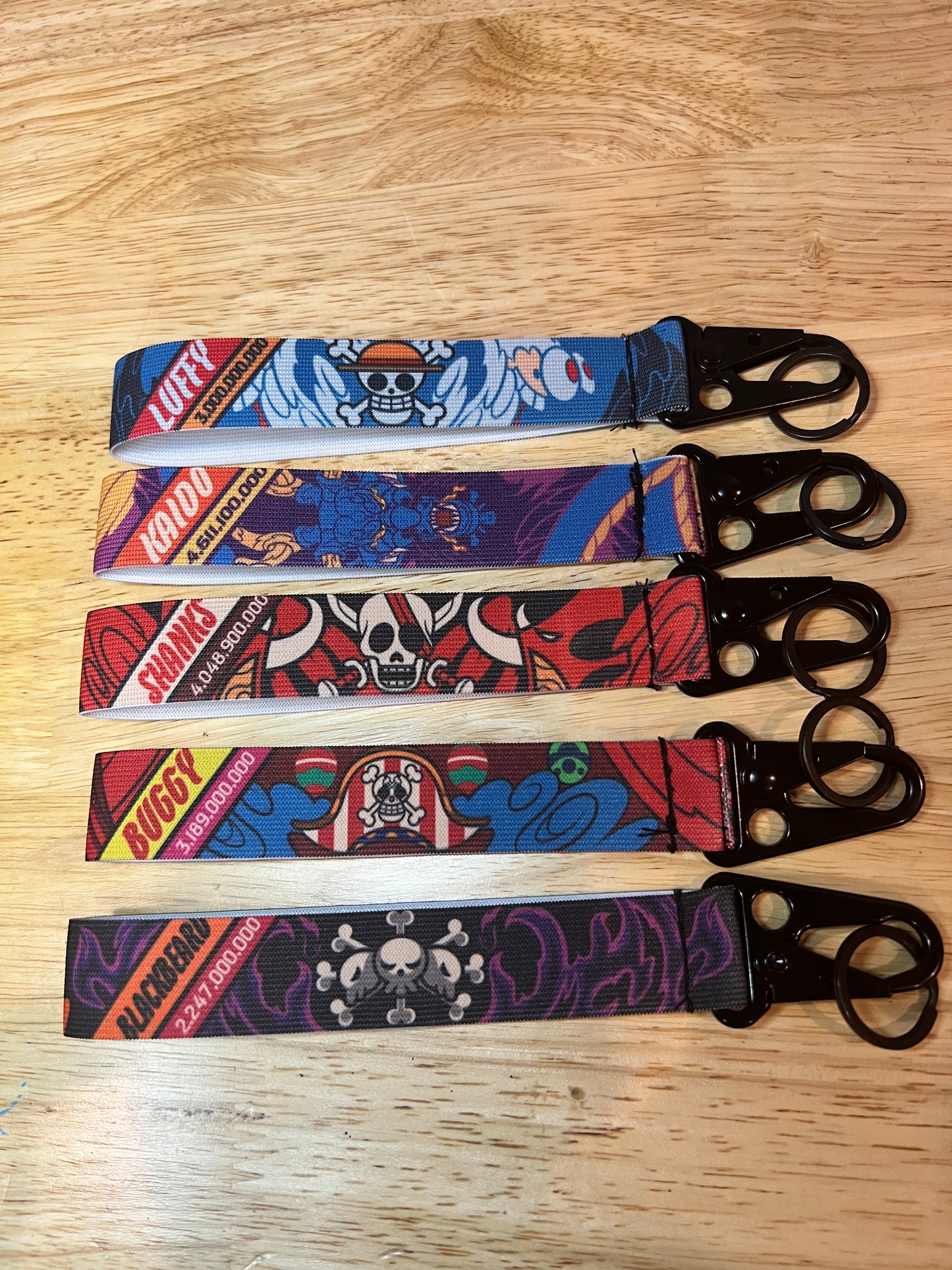 5 pack! Yonko Key Straps