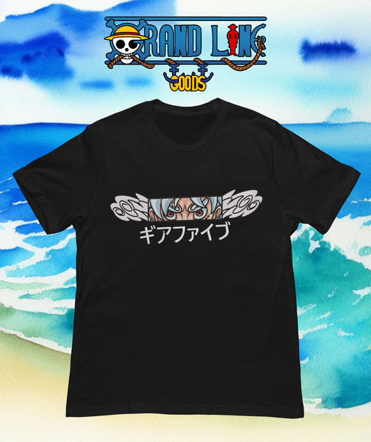 Pre-Order ~ Embroidered Gear Five Luffy Tee